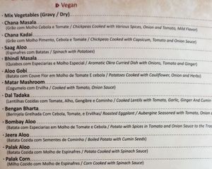 Lots of a vegan option! 😍 at Spice Art in Vila Nova De Gaia