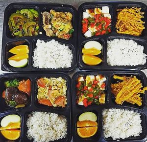 bento at Chin Swee Vegetarian Restaurant 清水素食館 in Genting Highlands