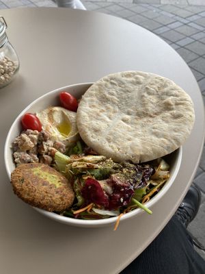 Hummus plate! at Hummusson in Malmo