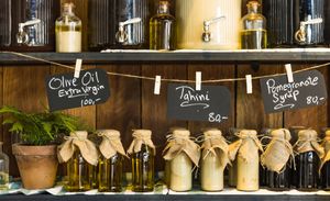 Our Mediterranean Goodies :-) at Hummusson in Malmo