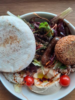 Lunch at Hummusson in Malmo