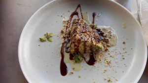 Vegan Halva with Tahini & Balsamic vinegar at Hummusson in Malmo