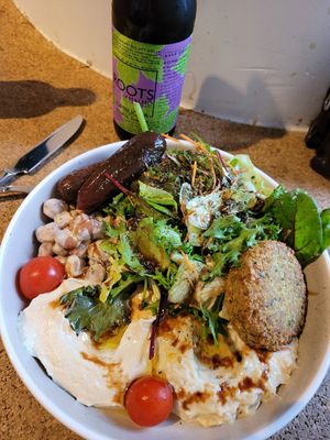 Signiture dish at Hummusson in Malmo