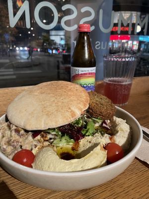 The “everything” dish  at Hummusson in Malmo