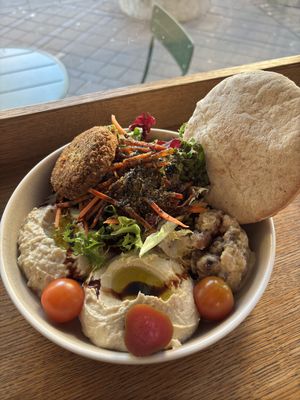 Meal plate.   at Hummusson in Malmo