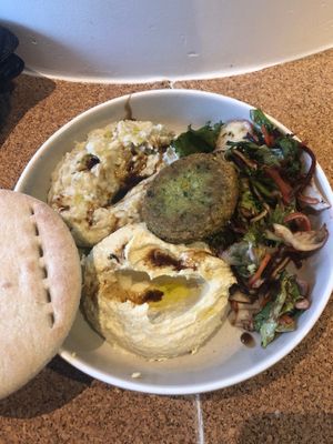 Hummusson mix plate at Hummusson in Malmo