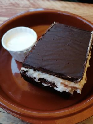 Chili chocolate cake at The Tramshed in Sheffield