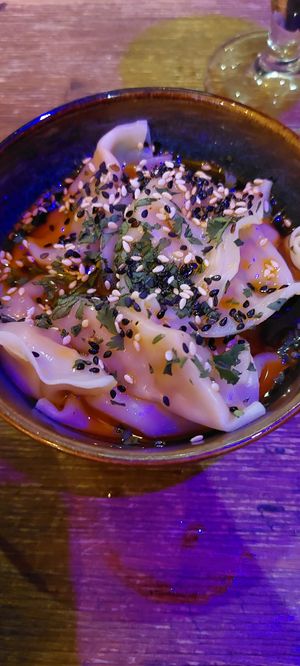 Kimchi dumplings at The Tramshed in Sheffield