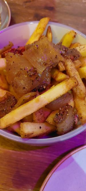 Salt and pepper fries at The Tramshed in Sheffield