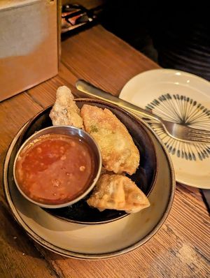 Dumplings at The Tramshed in Sheffield