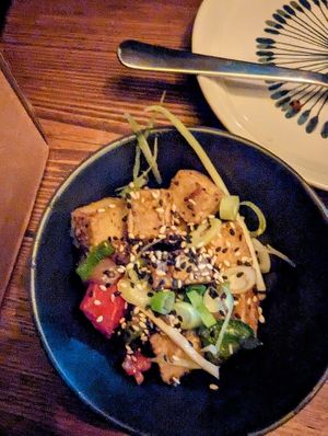 Salt and pepper tofu at The Tramshed in Sheffield