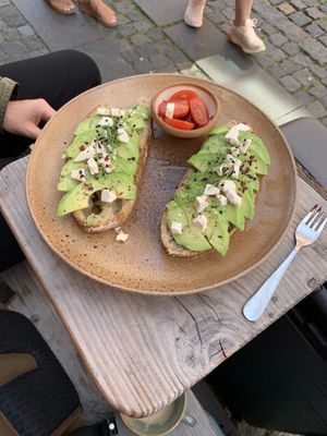 Avocado Bread with No Greek Cheese at Little Local in Svendborg