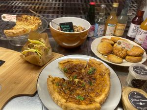 Daily changing freshly made food at Little Local in Svendborg