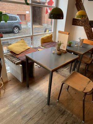 Seating at Little Local in Svendborg