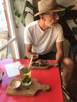 Good vegan cake. at Little Local in Svendborg