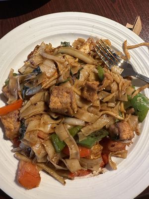 Drunken noodles  at Singha Thai Cuisine in Moab