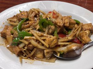 Spicy bamboo w tofu  at Singha Thai Cuisine in Moab