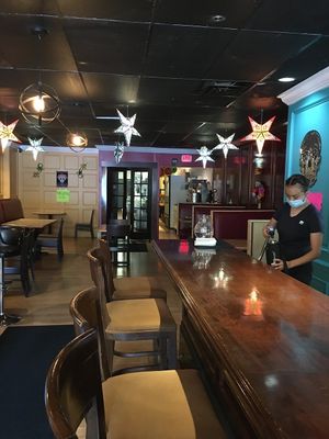 Interior. Bar at Catrinas in Oberlin
