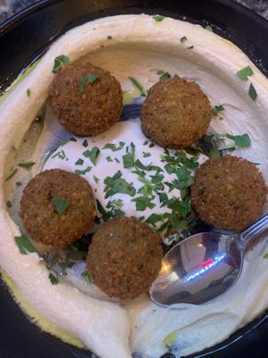 Hummus and Falafel  at Jerusalem in Myrtle Beach