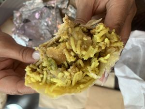 Hella vegan wrap   at Curry Up Now in Sacramento