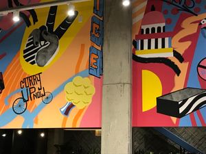 The newest addition to the R Street Corridor. at Curry Up Now in Sacramento