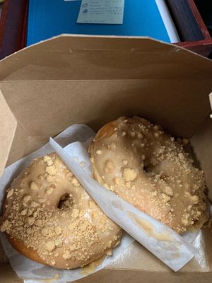 Vegan Peanut Butter doughnut  at Dough Hook in Salem