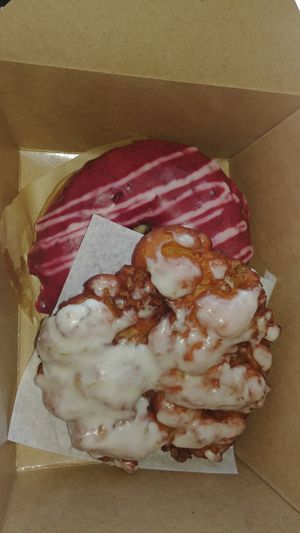 Apple fritter and marionberry at Dough Hook in Salem