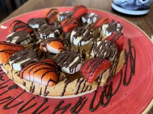   at Wafflemeister in Brighton