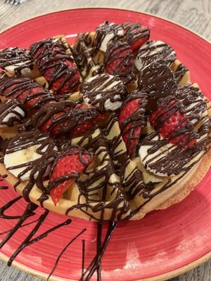   at Wafflemeister in Brighton