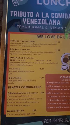 Menú at Tumatey in Barcelona