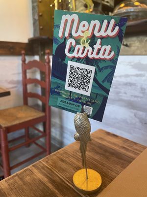 Menu qr at Tumatey in Barcelona