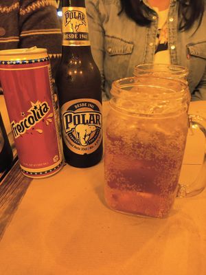 Refajos: frescolita + polar beer at Tumatey in Barcelona