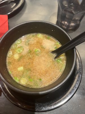 Best miso soup   at Ramen Utsuke in Baltimore