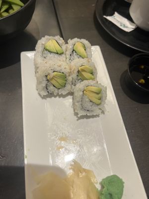 Avocado roll   at Ramen Utsuke in Baltimore