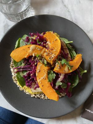 Yeah… not really doing it for me. Lunch dish called “groentetuintje” (vegetable garden).  at Anne&Max in Eindhoven