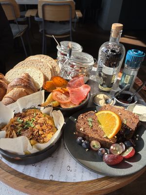 Vegan breakfast platterr  at Anne&Max in Eindhoven