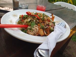 "Thai" Tofu at Soulfood Kitchen in El Paredon