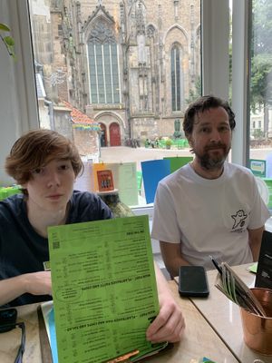 It’s opposite Deventer’s church   at Beryl's  in Deventer