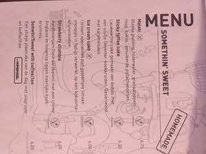 Desserts at Beryl's  in Deventer