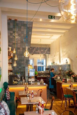 Restaurant & Open kitchen at Beryl's  in Deventer