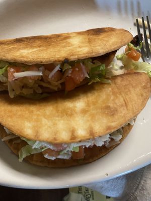 Monteray soyrizo style tacos   at GFF - Mi Tierra in Griffith