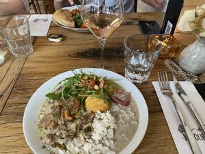 Vegan rijstschotel  at Den Olifant in Ypres