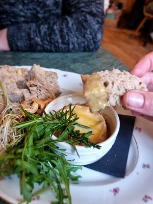 Vegan camembert at Den Olifant in Ypres