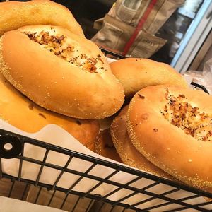 . at Izzy's Brooklyn Bagels in Palo Alto