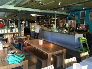  Inside the café.  at Funky Fresh Cafe - DogA in Oslo