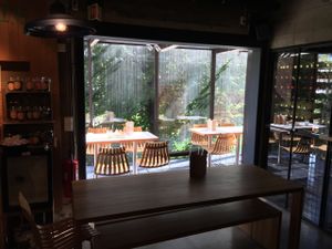 Some of the brighter dinning area.  at Funky Fresh Cafe - DogA in Oslo