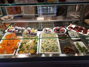 desserts and refrigerated foods at Funky Fresh Cafe - DogA in Oslo