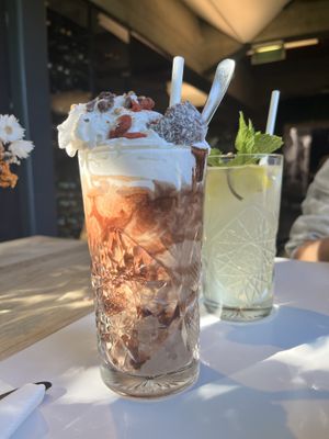 Chocolate milkshake  at Funky Fresh Cafe - DogA in Oslo