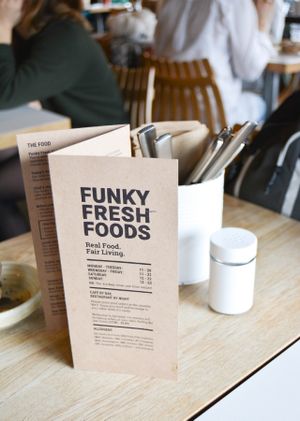 The café at Funky Fresh Cafe - DogA in Oslo