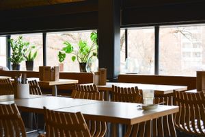 The café at Funky Fresh Cafe - DogA in Oslo